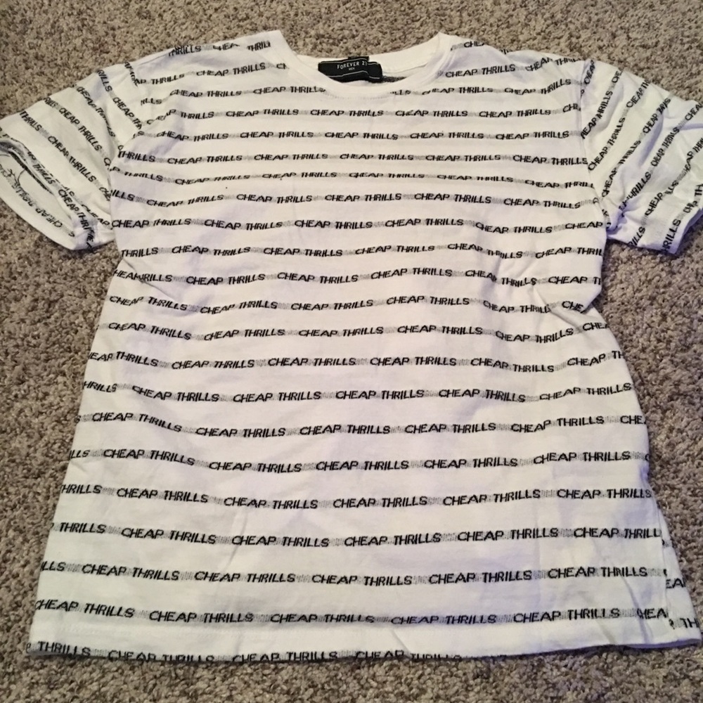 “Cheap thrills” tee